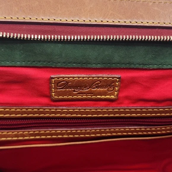 Dooney and Bourke Mitchell Handbag, Whiskey Leather, pre-owned - Picture 10 of 13